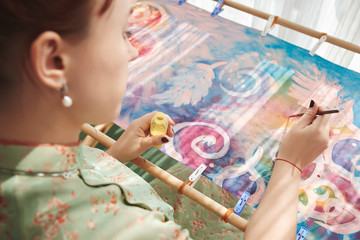 Painting woman