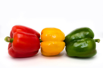 Bell pepper on a white background