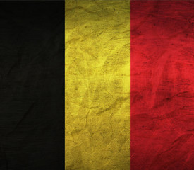 Belgium Flag on Paper