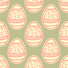 Easter seamless pattern