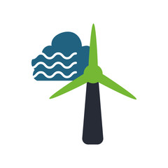 Environment and industrial energy vector icon symbols