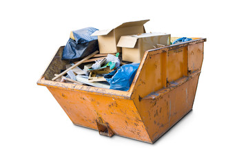 Müllcontainer für Sperrmüll Abfall
