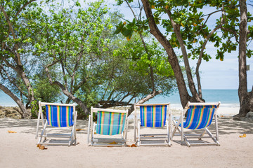Beach chairs