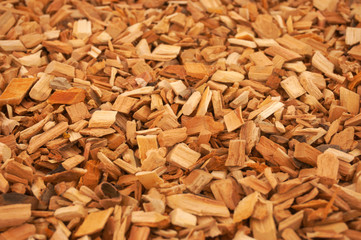 Chips for smoking. Apple tree