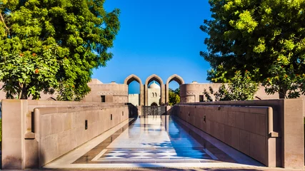 Photo sur Plexiglas Monument Mosque Sultan Qaboos, Muscat, Oman