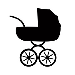 icon baby stroller.