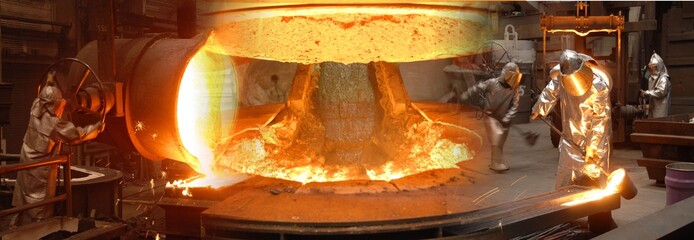 Gießereiimpressionen, bildmontage 02