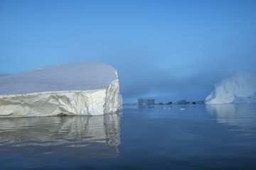 View of  iceberg in Greenland, ilulissat 