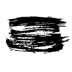 Dry brush stroke horisontal vector background