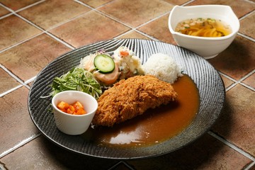 cheese tonkatsu.