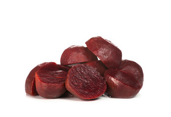 Beetroot on white background