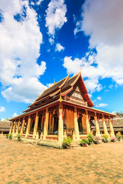 Wat Saket  in Vientiane of Laos. They are public domain or treasure of Buddhism, no restrict in copy or use.