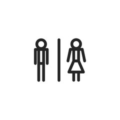 Man and woman vector icon