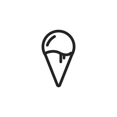 Ice cream vector icon