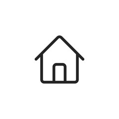 Home vector icon, house symbol. Modern, simple flat vector illustration for web site or mobile app