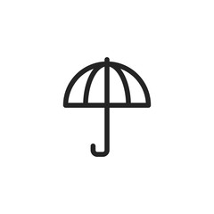 Umbrella vector icon, rain symbol. Modern, simple flat vector illustration for web site or mobile app