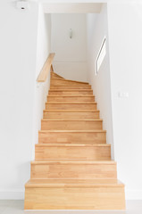 Wooden staircase