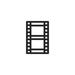 Movie vector icon, video symbol. Modern, simple flat vector illustration for web site or mobile app