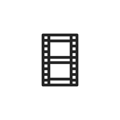 Movie vector icon, video symbol. Modern, simple flat vector illustration for web site or mobile app