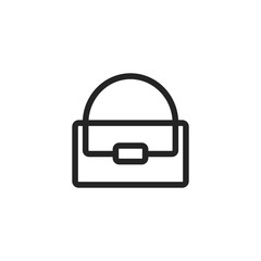 Handbag vector icon, bag symbol. Modern, simple flat vector illustration for web site or mobile app
