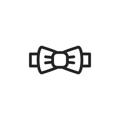 bow tie vector icon, dress code symbol. Modern, simple flat vector illustration for web site or mobile app