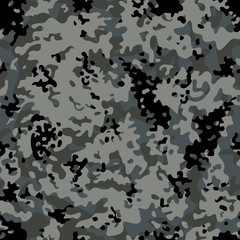 Urban Flectarn Camouflage seamless patterns. Vector Illustration.