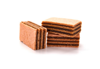 side view multi-layer sweet hawthorn blocks on a white background