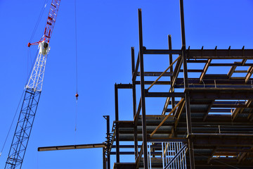 commercial building under construction.