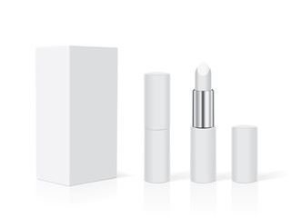 Lipstick for your design and logo. Easy to change colors. Mock Up. Vector EPS10
