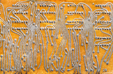 Old controller of computer PCI circuit