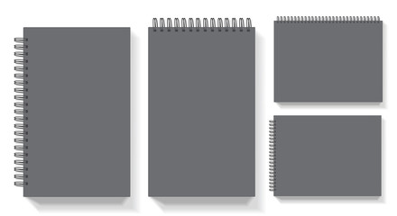 Fototapeta na wymiar Notebook for your design and logo. Mock up