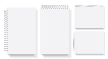 Notebook for your design and logo. Mock up