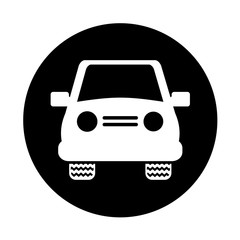 Obraz premium car vehicle isolated icon vector illustration design