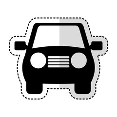 Obraz premium car vehicle isolated icon vector illustration design