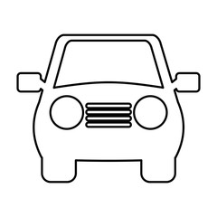 car vehicle isolated icon vector illustration design