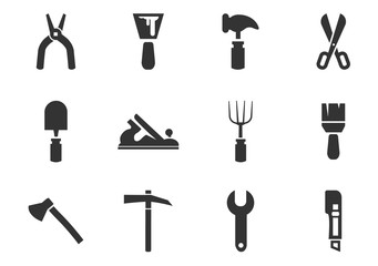 Tools icons set