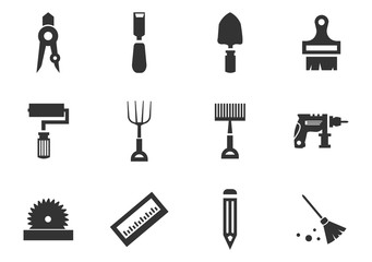 Tools icons set