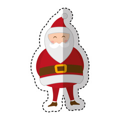 cute santa claus character vector illustration design