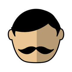 man avatar character icon vector illustration design