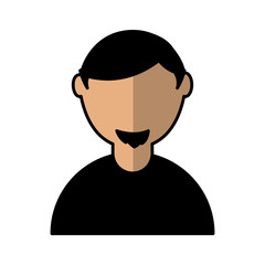 man avatar character icon vector illustration design