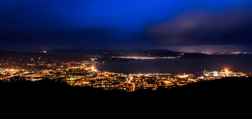 Baie de La Ciotat de nuit