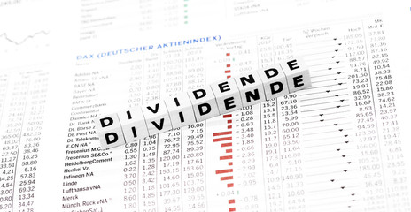 Obraz premium Dividende 