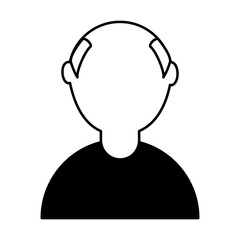 man avatar character icon vector illustration design