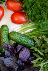 Different vegetables closeup,vegetables background