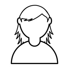 young man avatar character vector illustration design