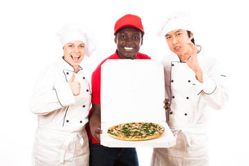 Chefs Are Happy With Pizza Service