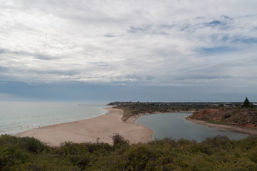 Autumn coastline, South Australia.