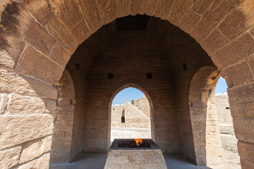 Fototapeta na wymiar Baku Ateshgah Fire Temple