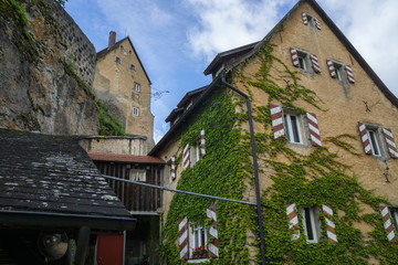Pottenstein Castle in Franconian Switzerland, Germany