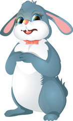 Easter bunny with bow